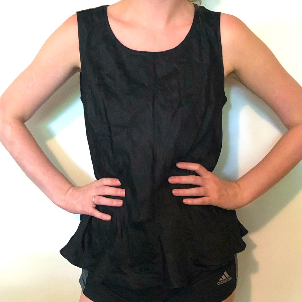 Black Satin Top